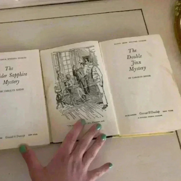 The Double Jinx Mystery Keene, Carolyn and The Spider Sapphire Mystery BOOKS - Picture 3 of 4